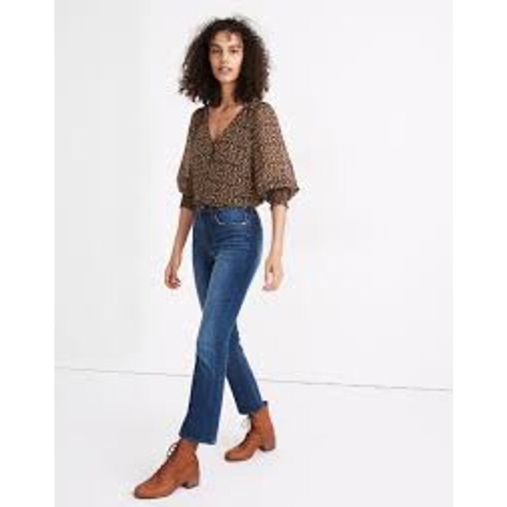 Madewell Cali Demi-Boot Jeans in Lockwood Wash